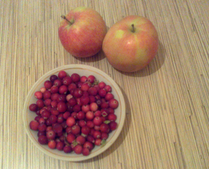 Como cozinhar geléia de cranberries e maçãs