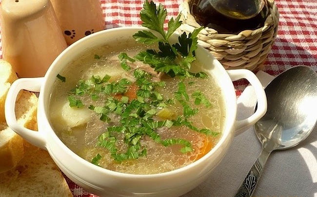 Sopa de cordeiro pastor escocesa