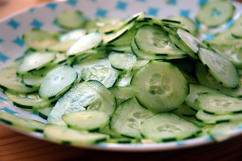 Dica 1: Salada de pepino em flamengo