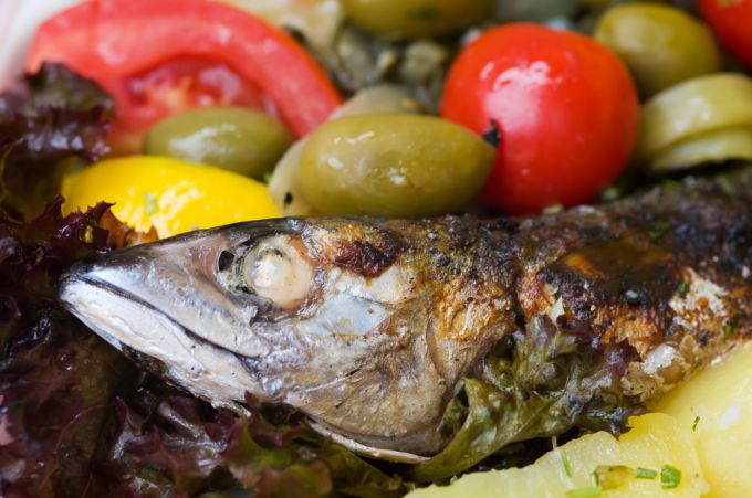 Receitas dos pratos originais do peixe da arinca