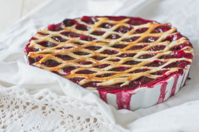 Torta de cereja americana