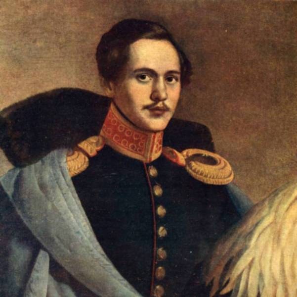 Retrato de M.Yu. Lermontov. Artista F. Budkin