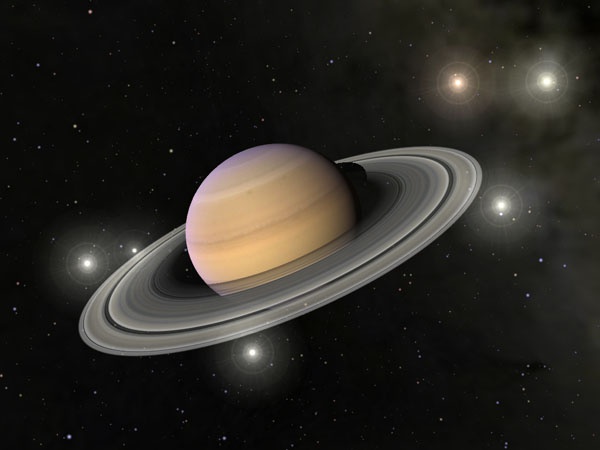 Os maiores satélites de Saturno