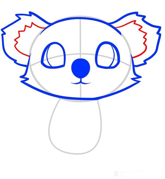 Como desenhar um koala passo a passo